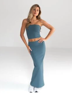 Alessia Bandeau Top - Dark Teal 6 Alessia Bandeau Top - Dark Teal -BLAKELY CLOTHING SHOP B118 4DarkTeal 04D