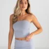 Alessia Bandeau Top - Pale Lilac