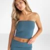 Alessia Bandeau Top - Dark Teal