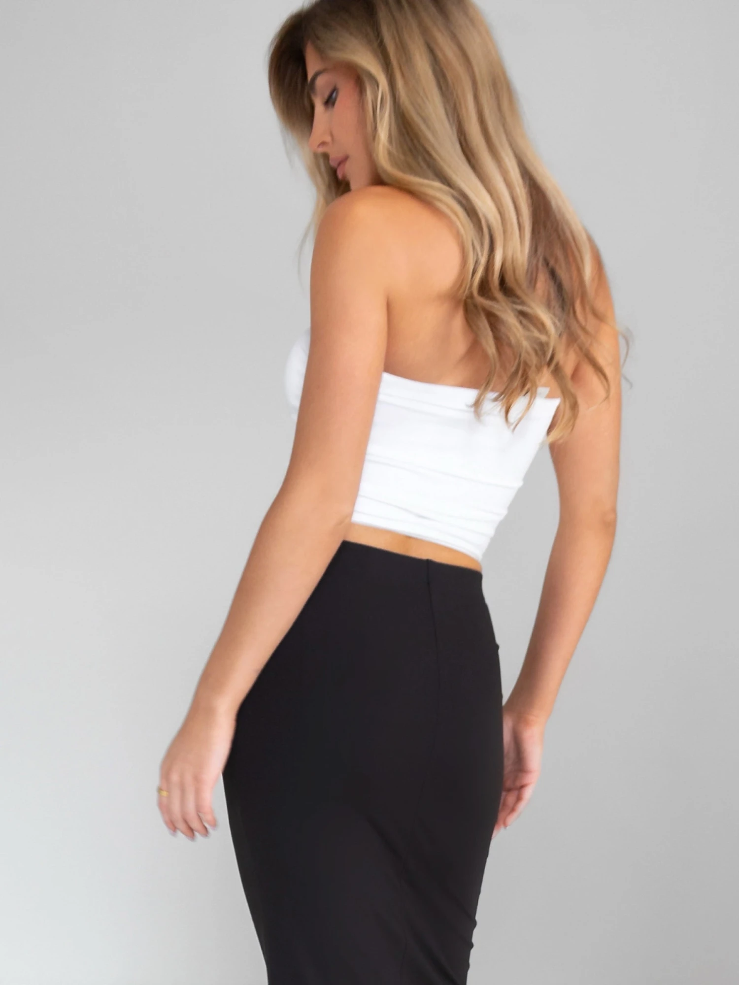 Alessia Bandeau Top - White Alessia Bandeau Top - White -BLAKELY CLOTHING SHOP B118 4White 05D