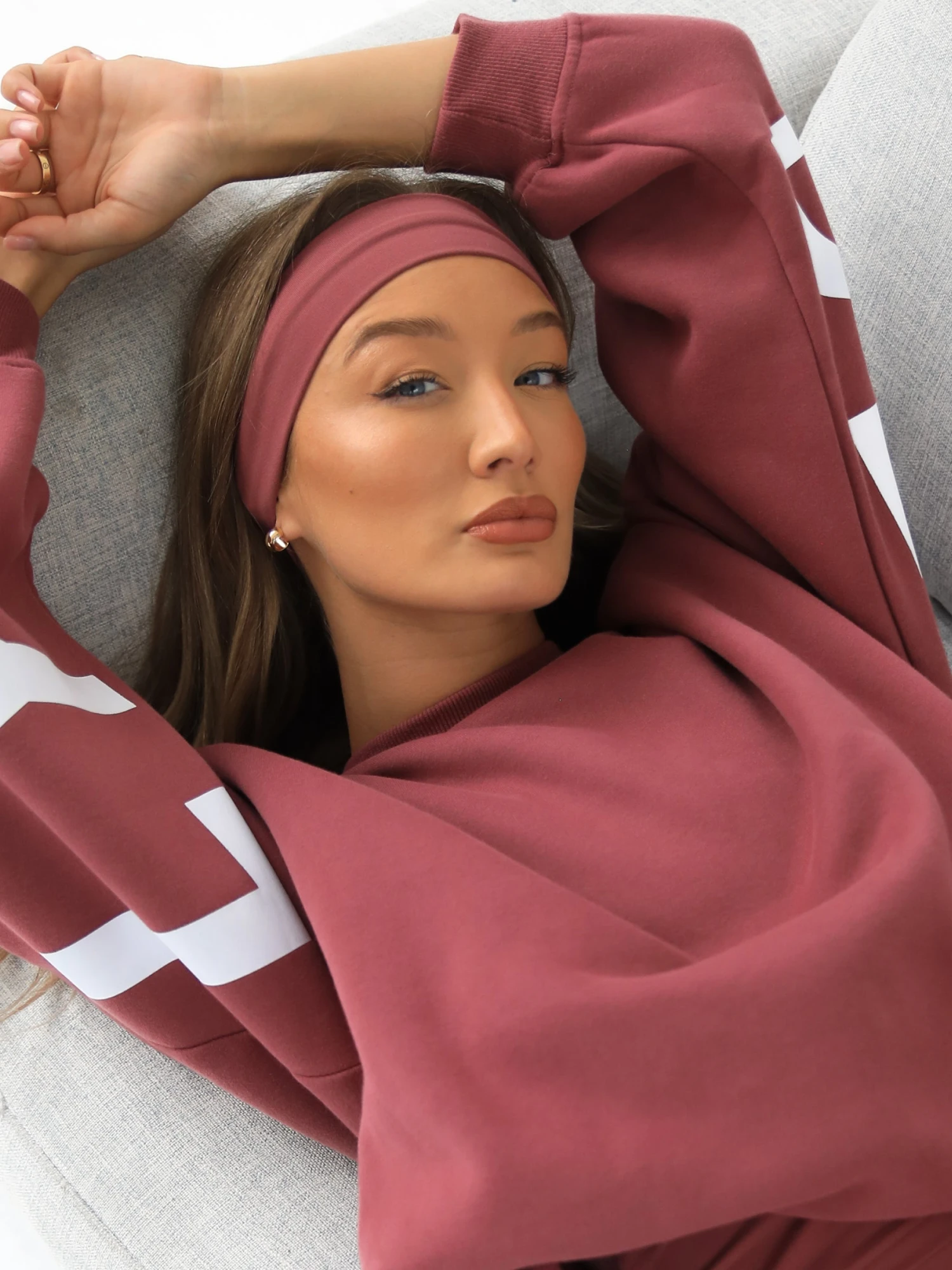 Soft Headband - Berry Soft Headband - Berry -BLAKELY CLOTHING SHOP B11XBERRYD 2