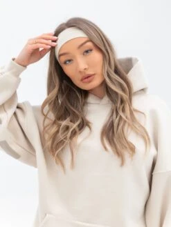 Soft Headband - Bone -BLAKELY CLOTHING SHOP B11XBone 03D