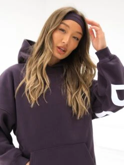 Soft Headband - Plum -BLAKELY CLOTHING SHOP B11XPURPLED 3