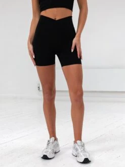 Studio Crossover Shorts - Black 5 Studio Crossover Shorts - Black -BLAKELY CLOTHING SHOP B601Black 02D