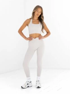Ultimate Crossover Leggings - Ivory -BLAKELY CLOTHING SHOP B602BONE04D