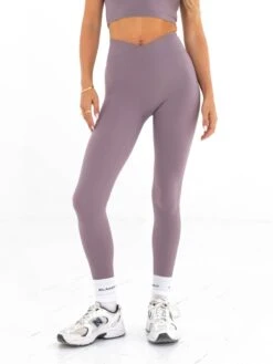 Ultimate Crossover Leggings - Grape -BLAKELY CLOTHING SHOP B602PLUM03D