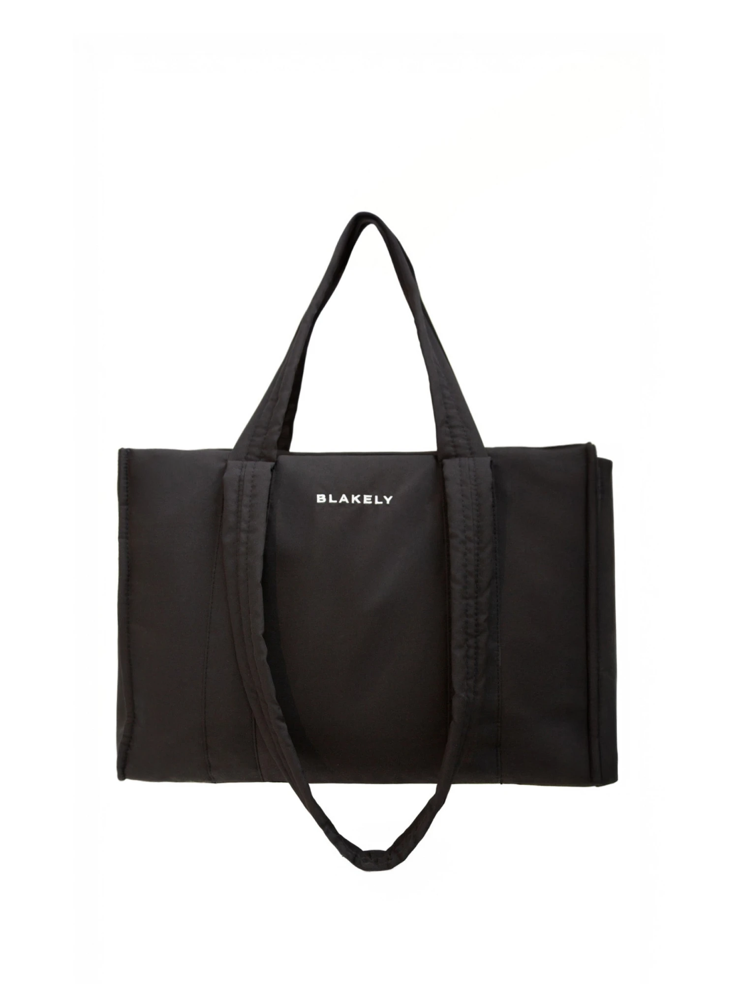Blakely Nylon Tote Bag - Black Blakely Nylon Tote Bag - Black -BLAKELY CLOTHING SHOP BG032BLACKD 3