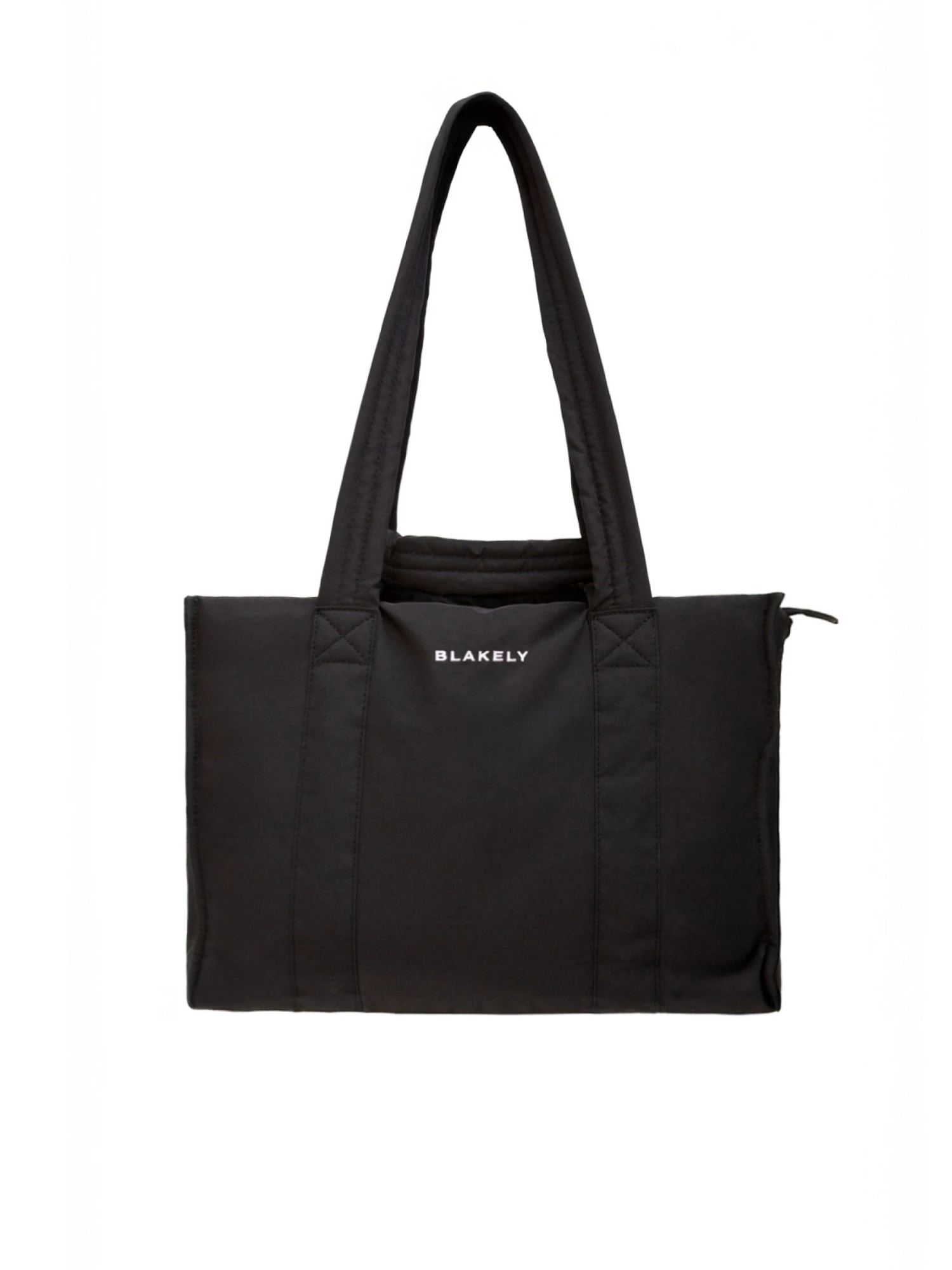 Blakely Nylon Tote Bag - Black Blakely Nylon Tote Bag - Black -BLAKELY CLOTHING SHOP BG032BLACKLEADD