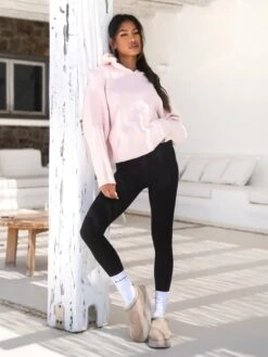 Oversized Knitted Hoodie - Marshmallow Pink -BLAKELY CLOTHING SHOP Brand 10D b769b730 5f99 461c b15e 306a685fe7d7