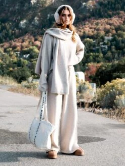 Oversized Knitted Jumper - Toasted Taupe -BLAKELY CLOTHING SHOP Brand 23D