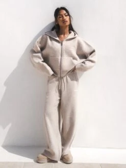 Knitted Wide Leg Sweatpants - Toasted Taupe -BLAKELY CLOTHING SHOP Brand 25D b77d54e7 22ff 473f 915a 27077e5ef1f3