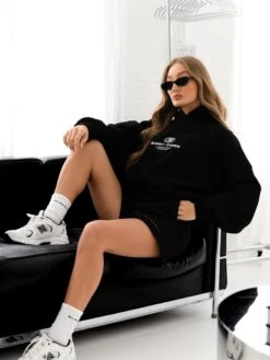 Madison Oversized Hoodie - Black -BLAKELY CLOTHING SHOP CBBRANDWOMENSD 1