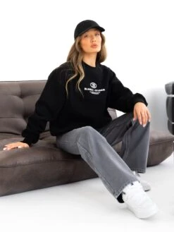 Madison Oversized Jumper - Black -BLAKELY CLOTHING SHOP CBBRANDWOMENSD 2