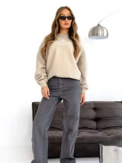 Madison Oversized Jumper - Dune 4 Madison Oversized Jumper - Dune -BLAKELY CLOTHING SHOP CBBRANDWOMENSD