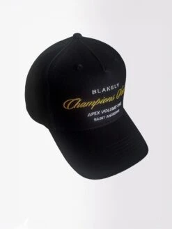 Champions Cap - Black 7 Champions Cap - Black -BLAKELY CLOTHING SHOP CHAMPIONSCAP02D