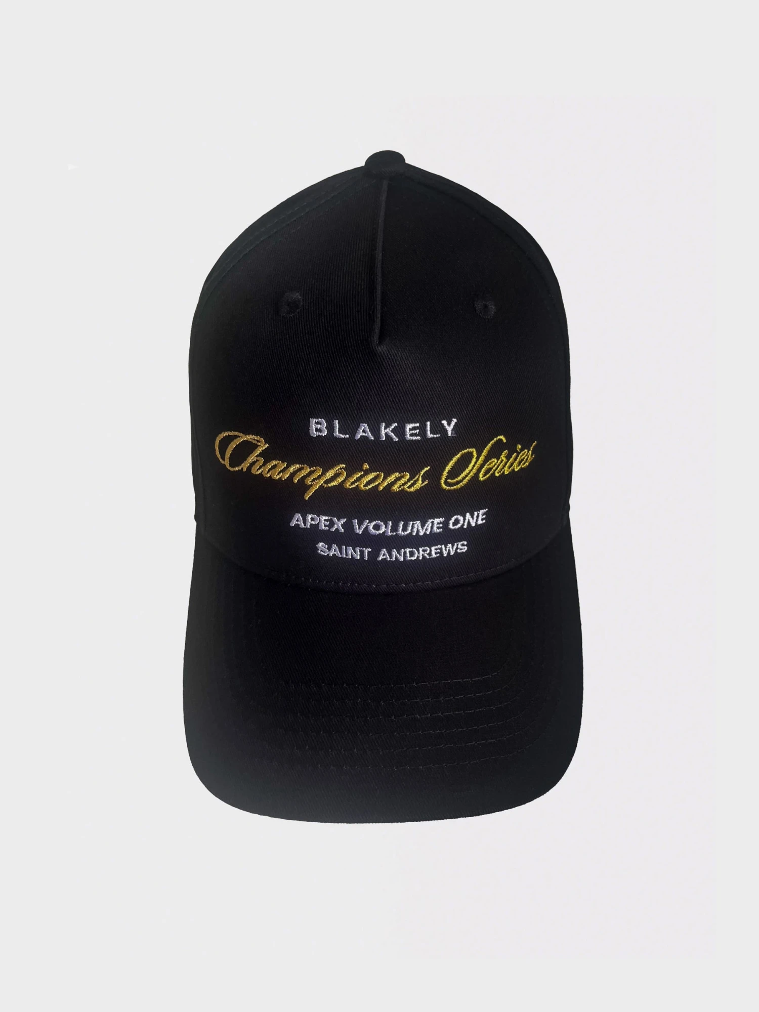 Champions Cap - Black Champions Cap - Black -BLAKELY CLOTHING SHOP CHAMPIONSCAP03D