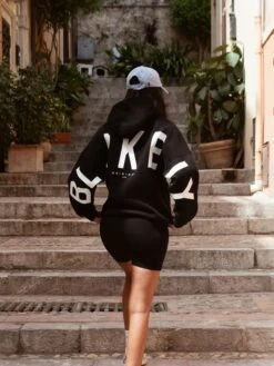 Isabel Oversized Hoodie - Black -BLAKELY CLOTHING SHOP Frame117