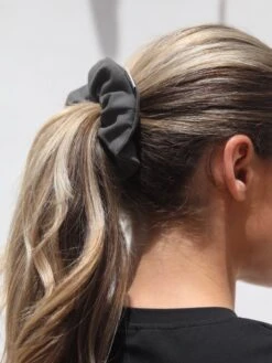 Blakely Scrunchie - Charcoal -BLAKELY CLOTHING SHOP H11Charcoal 02D