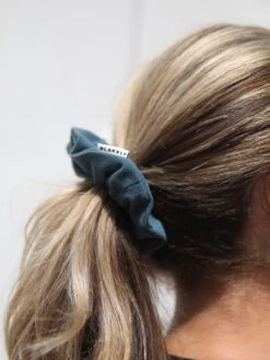 Blakely Scrunchie - Dark Teal 4 Blakely Scrunchie - Dark Teal -BLAKELY CLOTHING SHOP H11Teal 02D