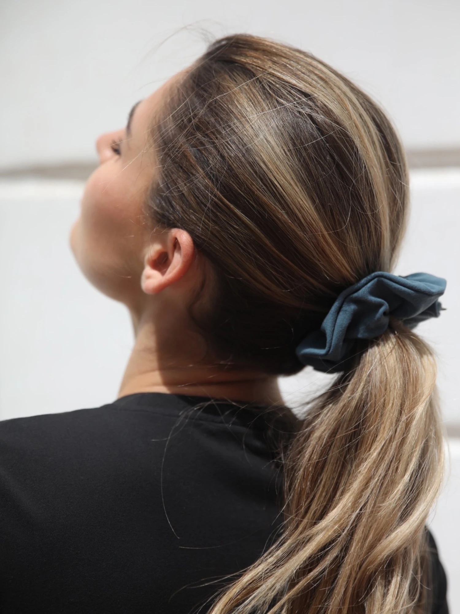 Blakely Scrunchie - Dark Teal Blakely Scrunchie - Dark Teal -BLAKELY CLOTHING SHOP H11Teal 04D