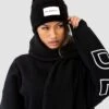 Label Knit Beanie - Black -BLAKELY CLOTHING SHOP H132BLACK LEADD