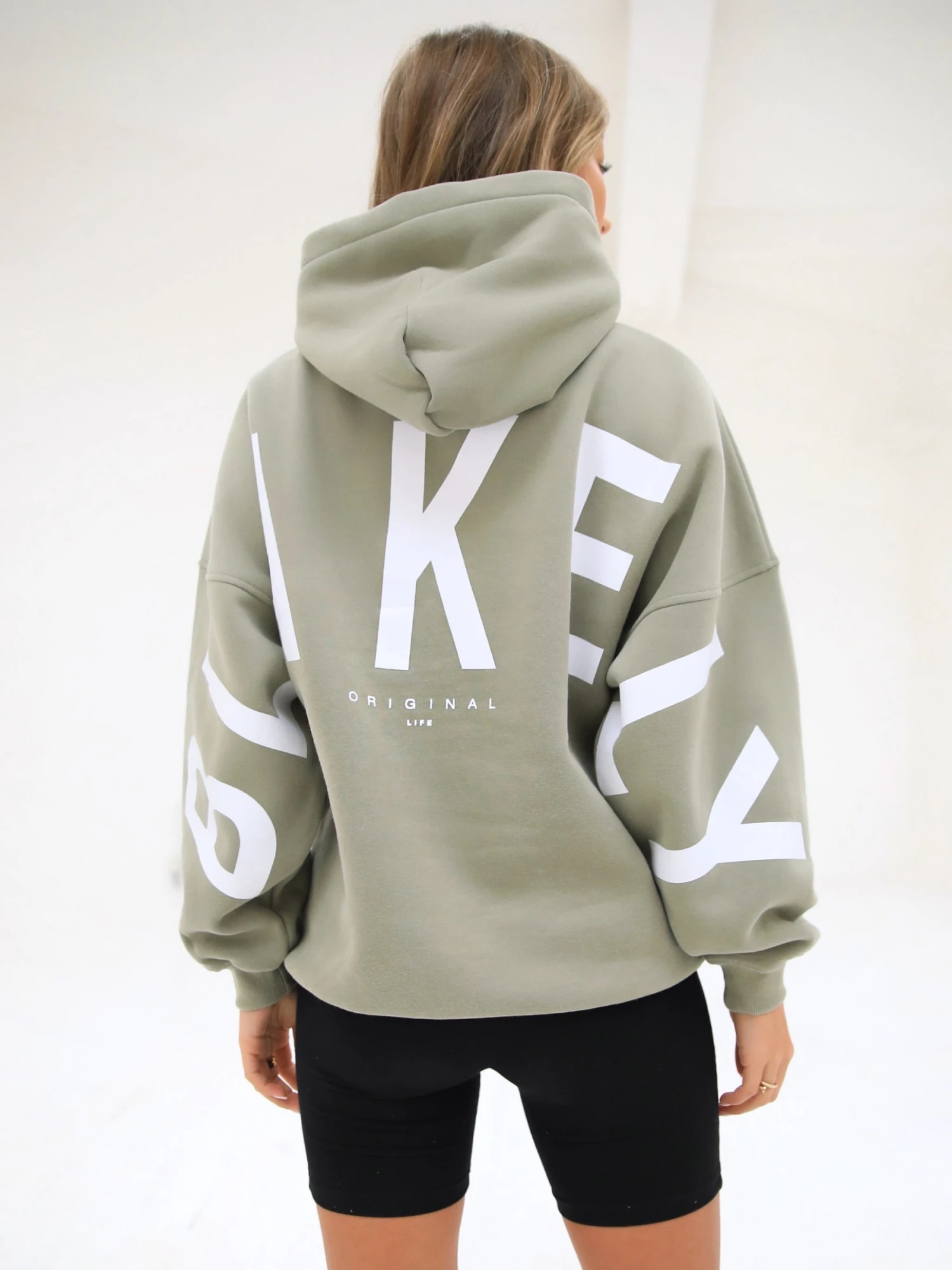 Isabel Oversized Hoodie - Olive Isabel Oversized Hoodie - Olive -BLAKELY CLOTHING SHOP ISABELOLIVE