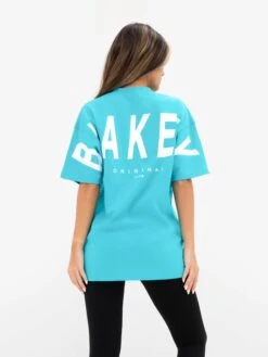 Isabel Oversized T-Shirt - Aqua