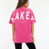 Isabel Oversized T-Shirt - Hot Pink