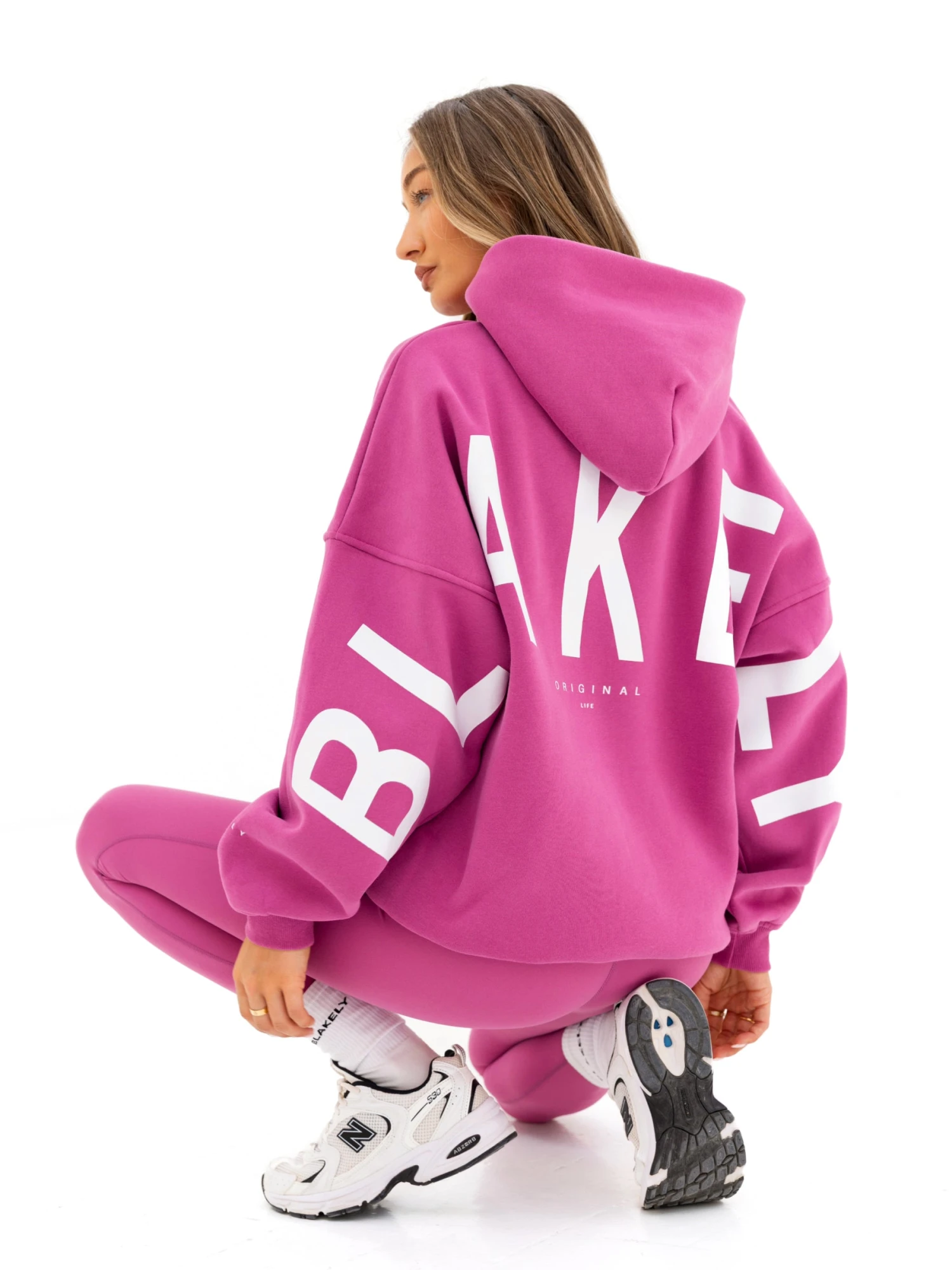 Isabel Oversized Hoodie - Pink Isabel Oversized Hoodie - Pink -BLAKELY CLOTHING SHOP LEAD2012PPINK06D