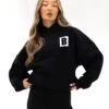 Offset Oversized Hoodie - Black