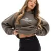 Madison Oversized Hoodie - Khaki Brown -BLAKELY CLOTHING SHOP LEAD2682SAFARIGREEN06D