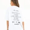 Apex City Ultra Oversized T-Shirt - White -BLAKELY CLOTHING SHOP LEAD3256WHITE06D