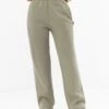 Isabel Wide Leg Sweatpants - Olive -BLAKELY CLOTHING SHOP LEAD3304OLIVE06D
