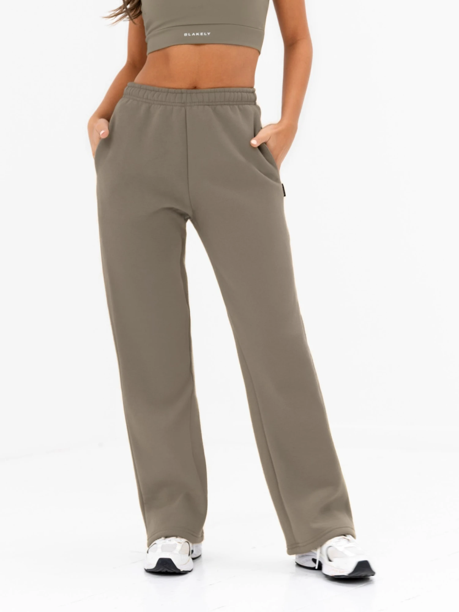 Isabel Wide Leg Sweatpants - Safari Green Isabel Wide Leg Sweatpants - Safari Green -BLAKELY CLOTHING SHOP LEAD3304SAFARIGREEN01D 0349100f f926 47c7 880a 59e7caecaa95