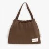 Blakely Label Tote Bag - Brown -BLAKELY CLOTHING SHOP LEADB5039BROWN06D
