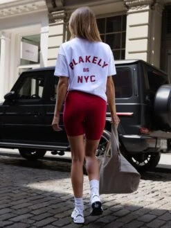 NYC Oversized T-Shirt - White & Cherry Red -BLAKELY CLOTHING SHOP NYC86BRANDD 11 dd8e2cb3 d79f 472d a202 ef621fc5bbfb