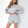 Serena Oversized Jumper - Marl Grey -BLAKELY CLOTHING SHOP SERENAMARLLEADD