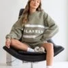 Serena Oversized Jumper - Olive 1 Serena Oversized Jumper - Olive -BLAKELY CLOTHING SHOP SERENAOLIVELEADD