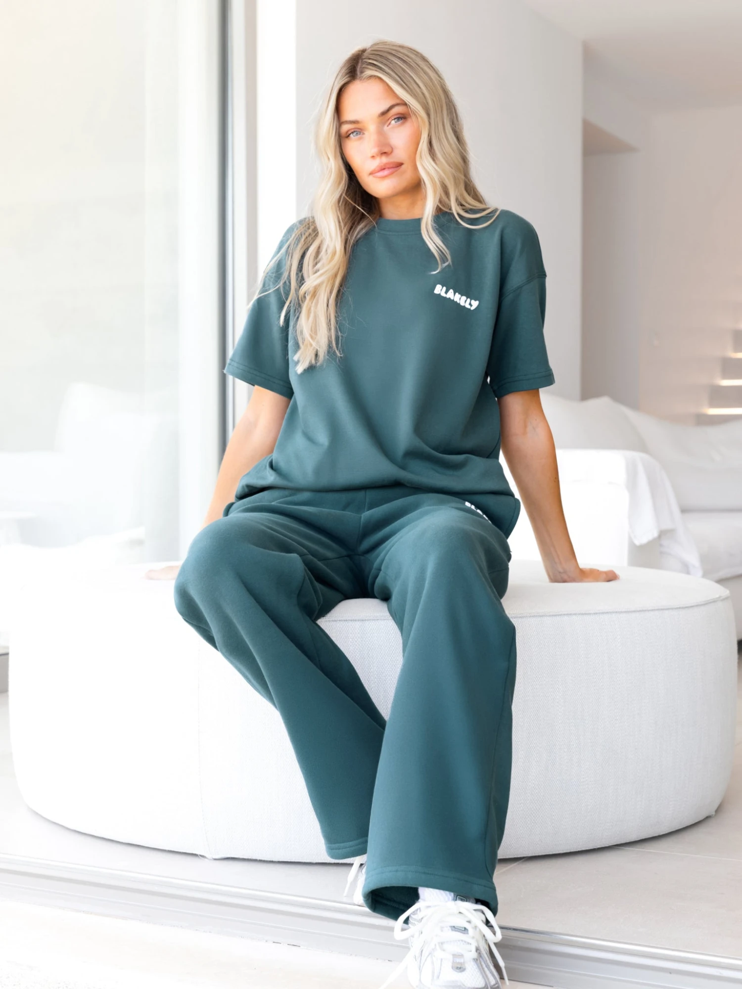 Cloud Print Wide Leg Sweatpants - Teal Green Cloud Print Wide Leg Sweatpants - Teal Green -BLAKELY CLOTHING SHOP TEALEDIT 2 eb9f90bb fb38 4849 86b5 53807d442cf8