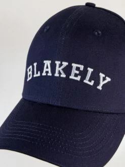 Varsity Cap - Navy -BLAKELY CLOTHING SHOP VARSITYCAPNAVYD 7