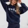 Yoga Oversized Hoodie - Navy -BLAKELY CLOTHING SHOP YOGANAVY