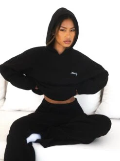 Knitted Wide Leg Sweatpants - Black -BLAKELY CLOTHING SHOP brand 01D 9a0ee73b 122b 40f5 8726 43230dd359fb