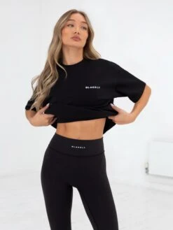 Series Oversized T-Shirt - Black 5 Series Oversized T-Shirt - Black -BLAKELY CLOTHING SHOP edit1966AWBlack 01D