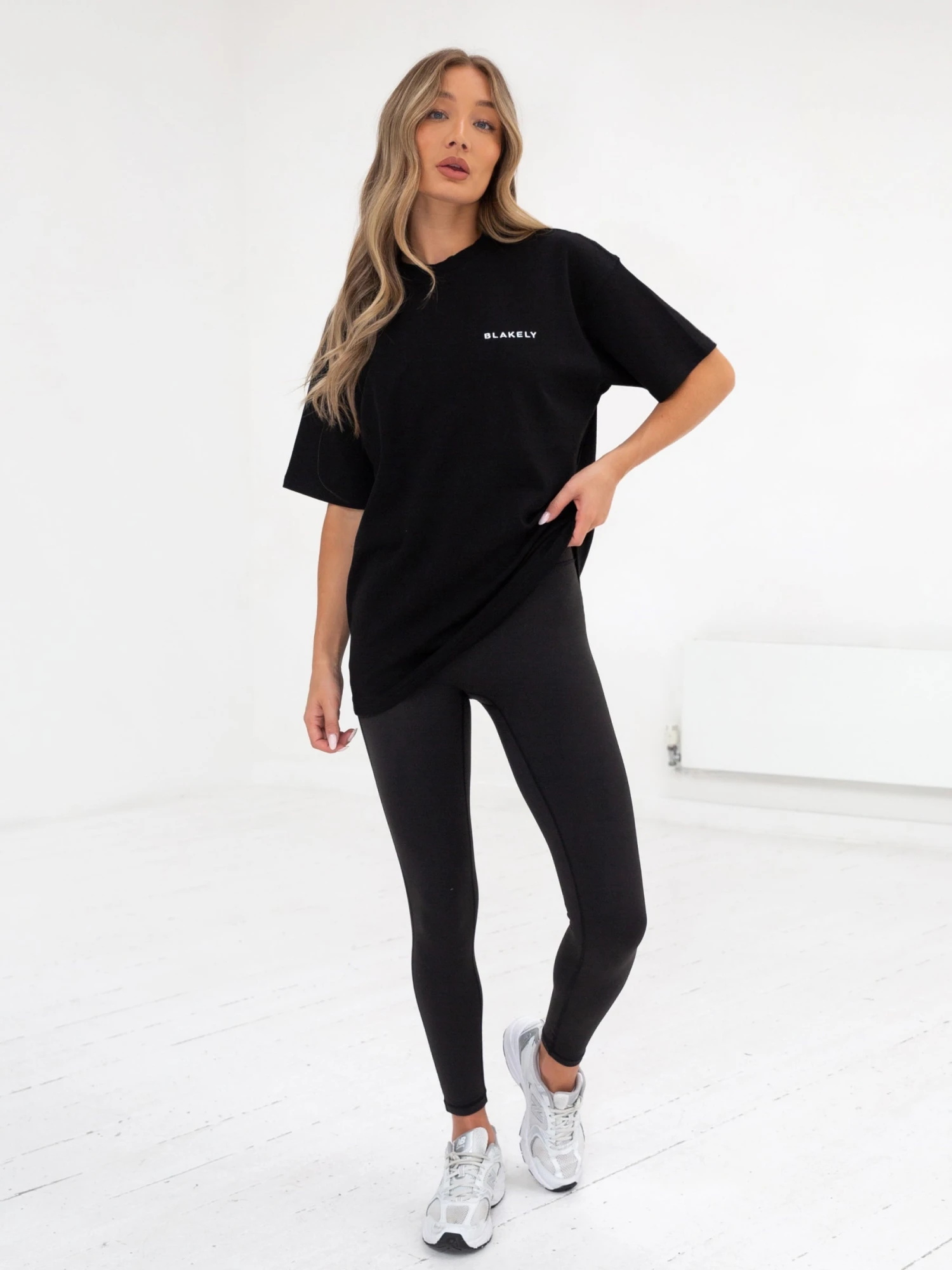Series Oversized T-Shirt - Black Series Oversized T-Shirt - Black -BLAKELY CLOTHING SHOP edit1966AWBlack 02D