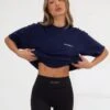 Series Oversized T-Shirt - Navy -BLAKELY CLOTHING SHOP edit1966AWNavy 02LEADD