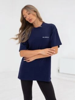 Series Oversized T-Shirt - Navy 5 Series Oversized T-Shirt - Navy -BLAKELY CLOTHING SHOP edit1966AWNavy 05D