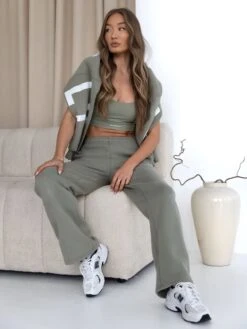 Isabel Wide Leg Sweatpants - Safari Green 5 Isabel Wide Leg Sweatpants - Safari Green -BLAKELY CLOTHING SHOP isabeljoggersbrand 5 f028f720 7958 46d6 b3a9 a39decb1507c