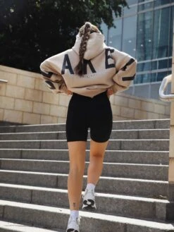 Isabel Oversized Hoodie - Tan -BLAKELY CLOTHING SHOP tanisabel